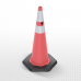 90 cm Ağırlıklı PVC Trafik Konisi, R1