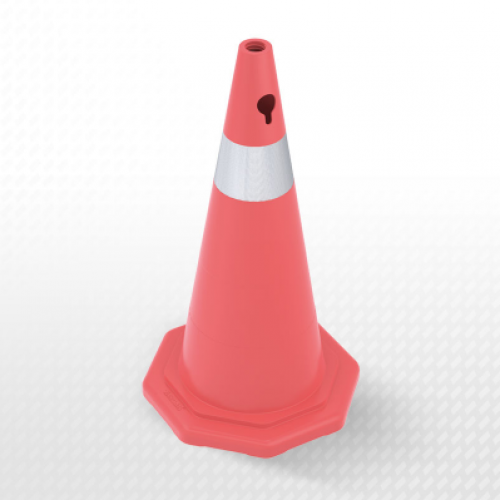 70 cm PVC Trafik Konisi, R1, Sekizgen