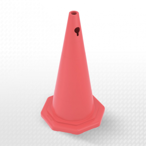 70cm PVC Trafik Konisi Sekizgen
