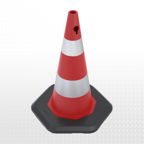 70 cm Ağırlıklı PPC Reklam Konisi, R2