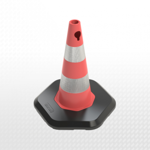 50 cm Ağırlıklı PPC Trafik Konisi