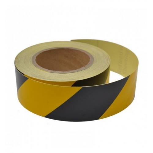 Sarı - Siyah Reflektif Bant